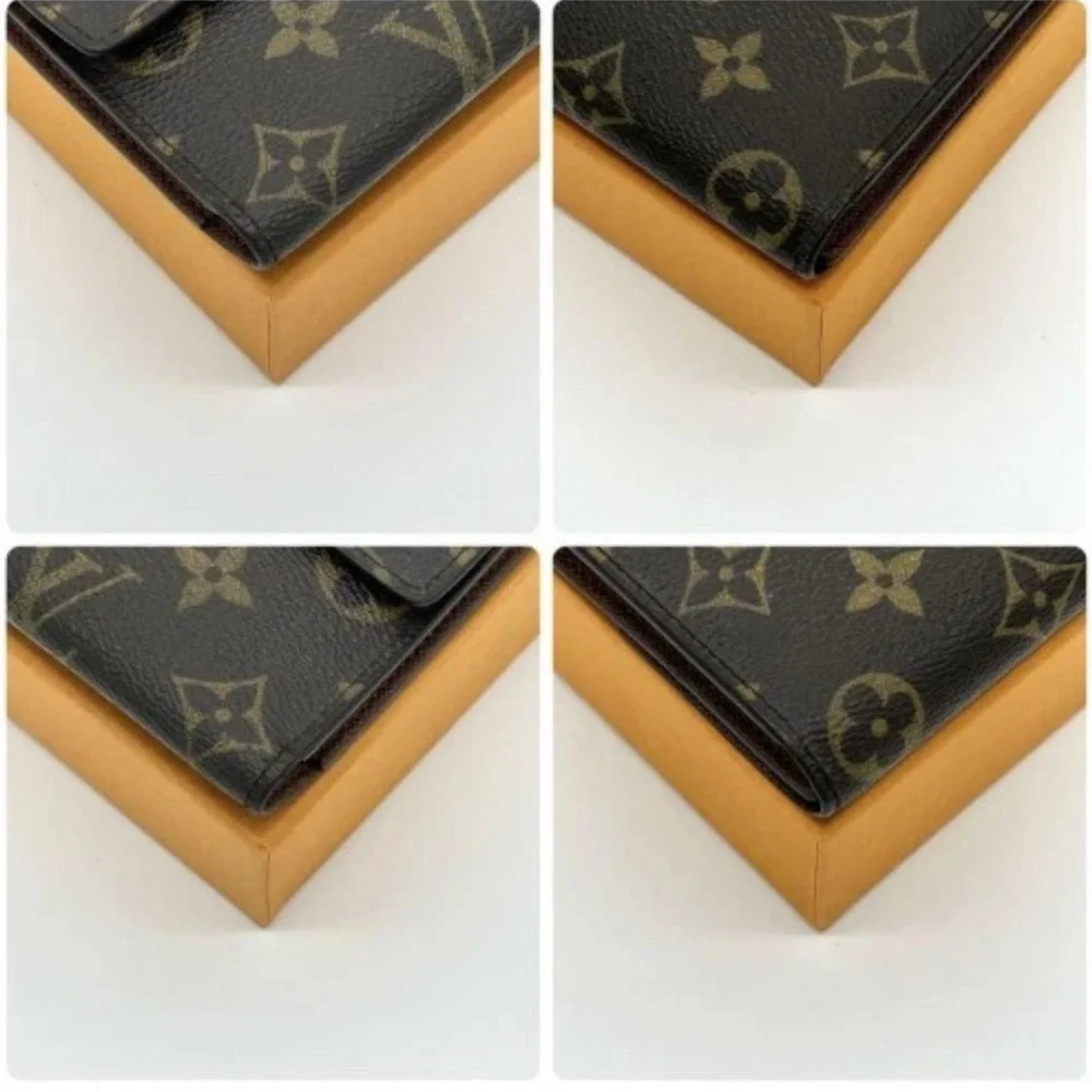 Louis Vuitton Monogram Canvas Trifold Wallet in Brown and Gold - Picture 9 of 11